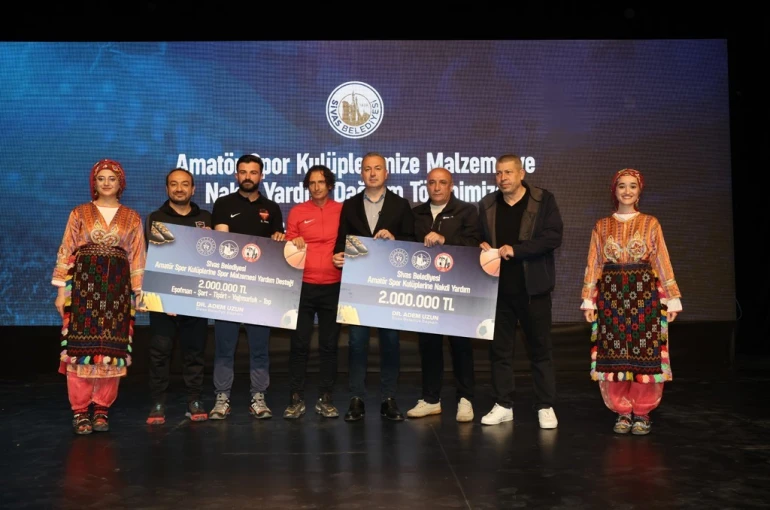 Sivas Belediyesi’den amatör spora 4 milyon TL’lik destek 