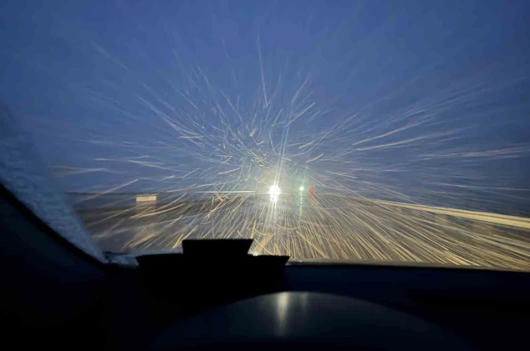 Sivas’a mart ayında kar yağdı 