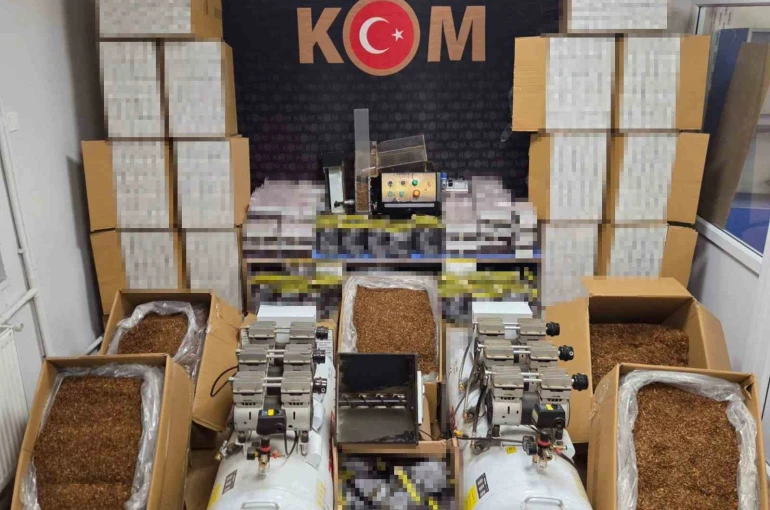 Sivas’ta binlerce makaron ele geçirildi 