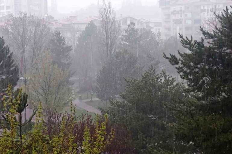 Sivas’ta gök gürültüsü ve kuvvetli yağış etkili oldu 