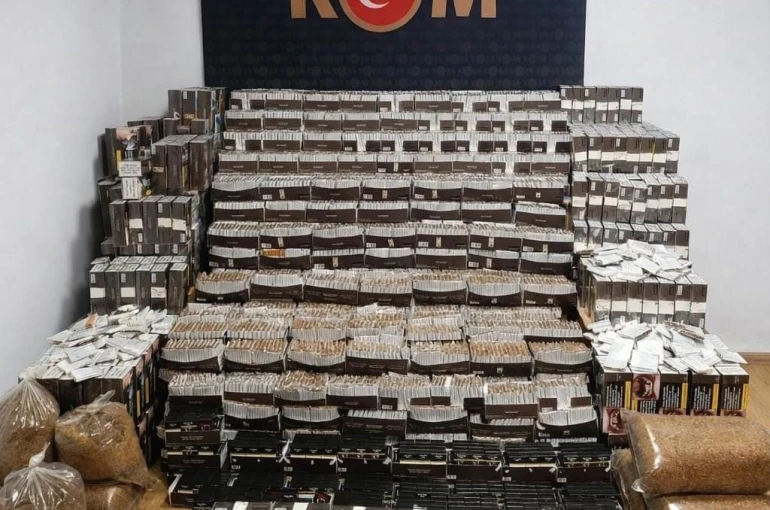 Sivas’ta on binlerce makaron ele geçirildi