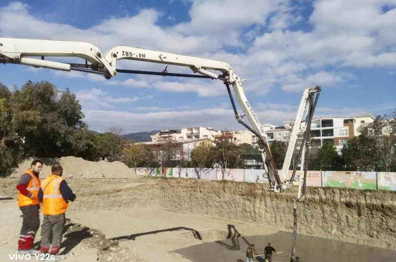 Söke’de Atatürk Ortaokulu’nun temeli atıldı 