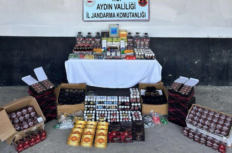 Söke’de kaçak alkol operasyonu: 2 gözaltı