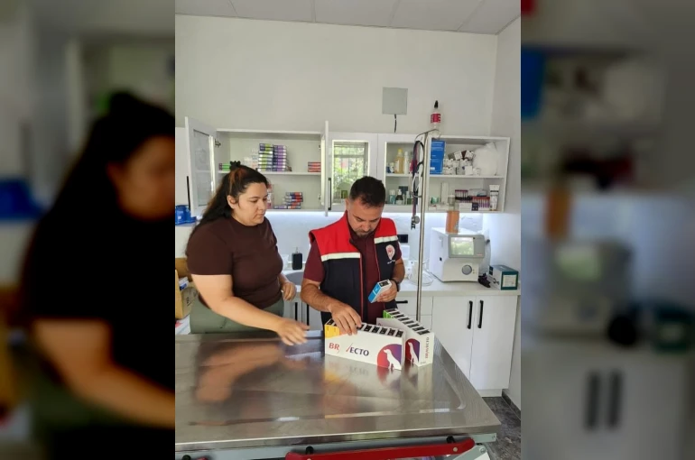 Söke’de veteriner muayenehanelerine denetim 
