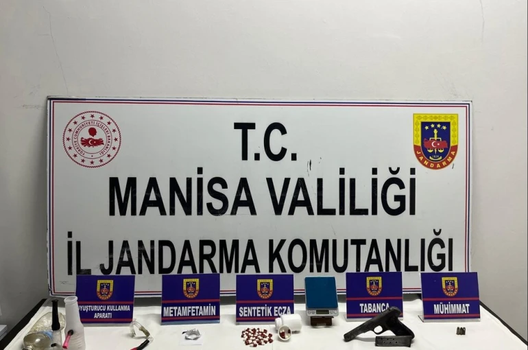 Soma'da jandarmadan uyuşturucu operasyonu