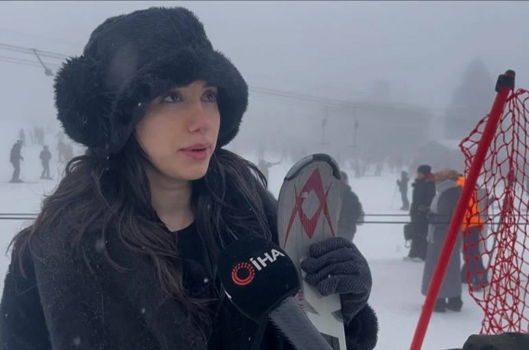 Sömestr tatilinde Uludağ’a büyük ilgi, pistler hınca hınç doldu 