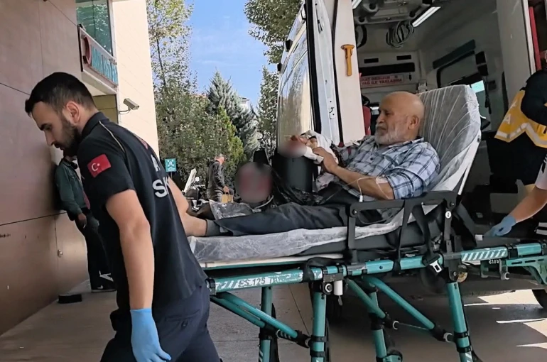 Spiralle el, kol ve bacağını kesen adam yaralandı 