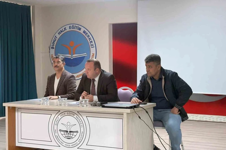 Şuhut’ta KHGB toplantısı