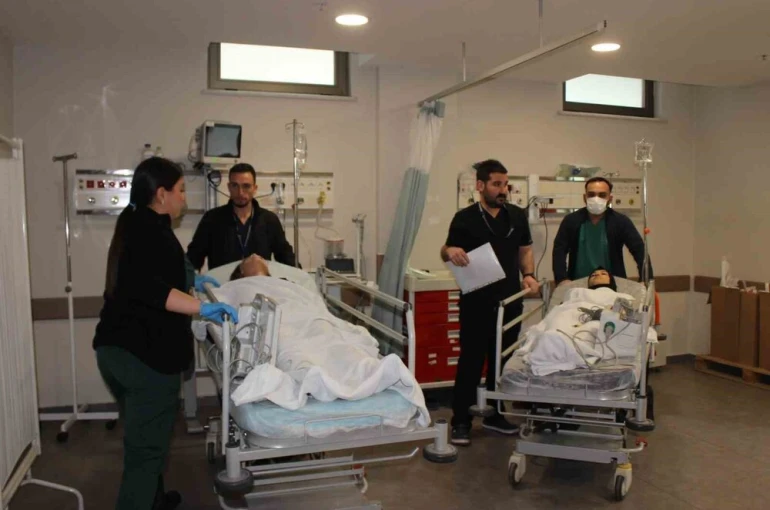 Sular Akademi Hastanesi’nde afet tatbikatı 