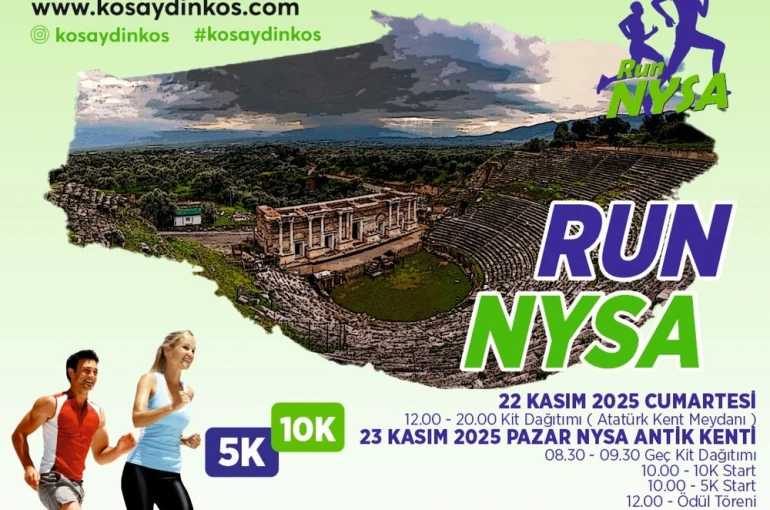 Sultanhisar’da Run Nysa başlıyor 