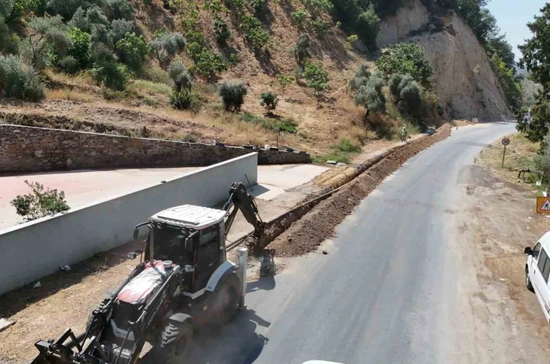 Sultanhisar’ın kaynak suyu hatları yenileniyor 