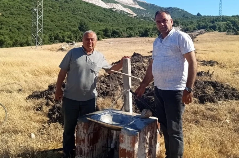 Susuz çeşmeler yıllar sonra yeniden aktı 