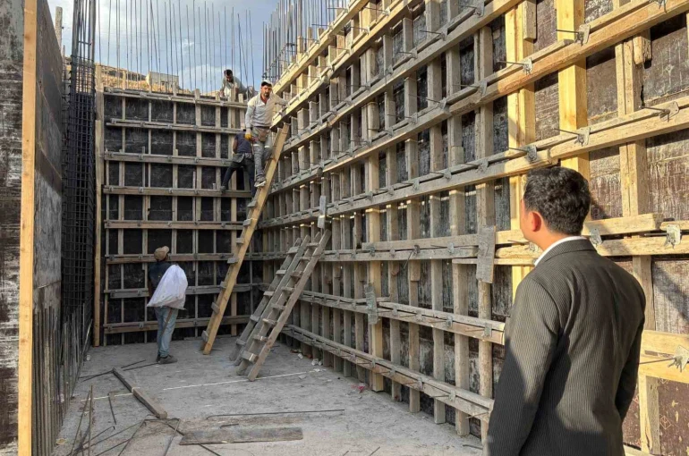 Susuz Yeni Devlet Hastanesi’nin yapımı sürüyor 