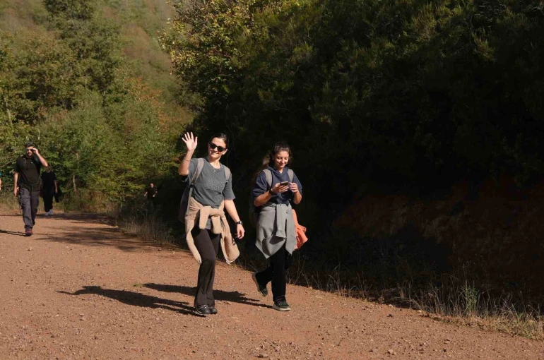 Tabiat aşıklarının Sakarya’daki klasiği sonbaharın muhteşem manzarasında başladı 