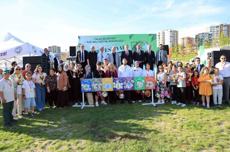 Talas’ta çevre bilinci sanatla buluştu, öğrenciler ödüllerine kavuştu