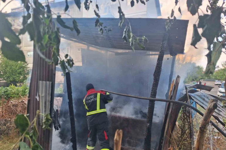 Tandırda unutulan köz yangına neden oldu