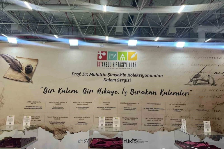 Tarihe iz bırakan kalemler, 32’nci İstanbul Kırtasiye Fuarı’nda sergilendi 