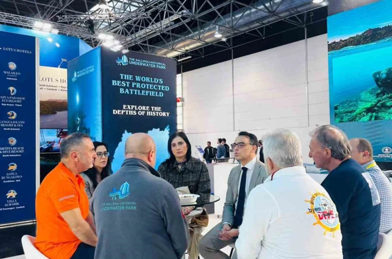 Tarihi Alan Başkanlığı dünyanın en büyük yat ve su altı sporları fuarında 