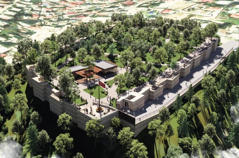Tarihi Kahramanmaraş Kalesi restorasyonunda sona yaklaşılıyor 