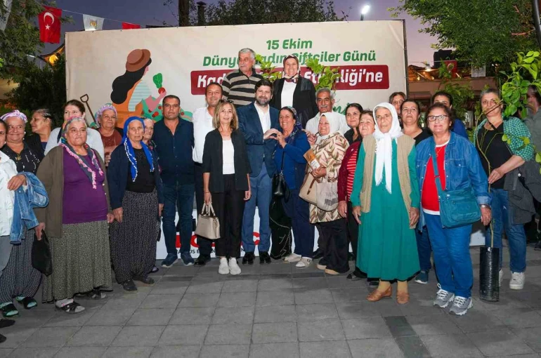 Tarsus’ta kadın üreticilere fidan desteği 