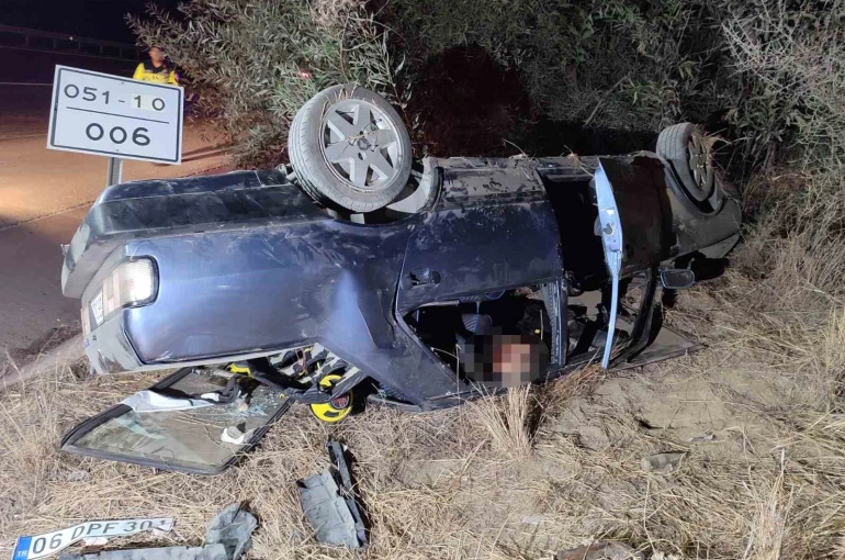 Tarsus’ta trafik kazası:1 ölü, 2 yaralı 