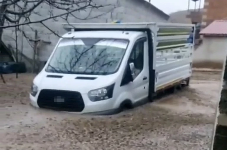 Tatvan’da sel felaketi: Araçlar ve hayvanlar mahsur kaldı 