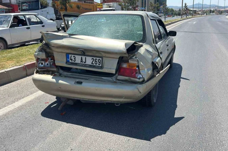 Tavşanlı’da trafik kazası 1 yaralı 