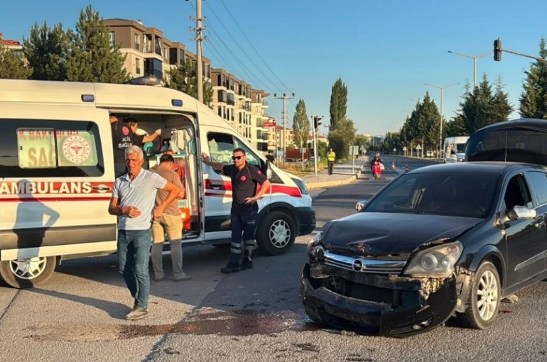 Tavşanlı’da trafik kazası, 1 yaralı