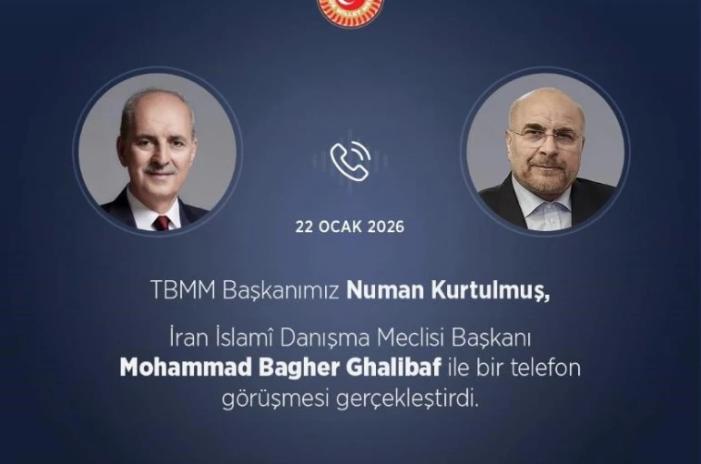TBMM Başkanı Kurtulmuş, İran İslami Danışma Meclisi Başkanı Ghalibaf ile telefonda görüştü 