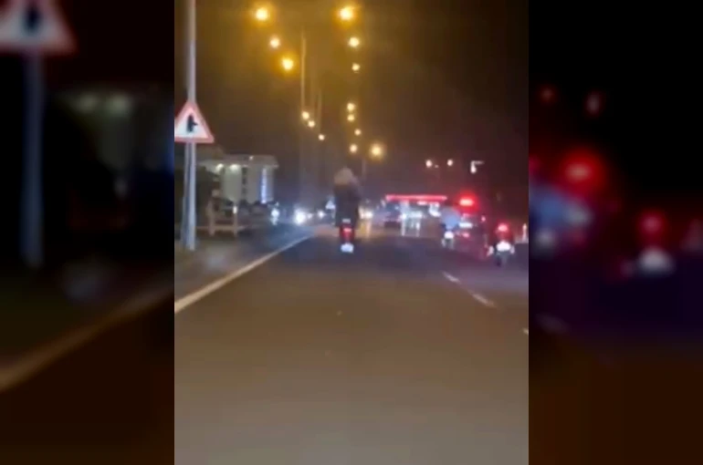 Tek tekerle gitmenin bedeli 46 bin lira oldu