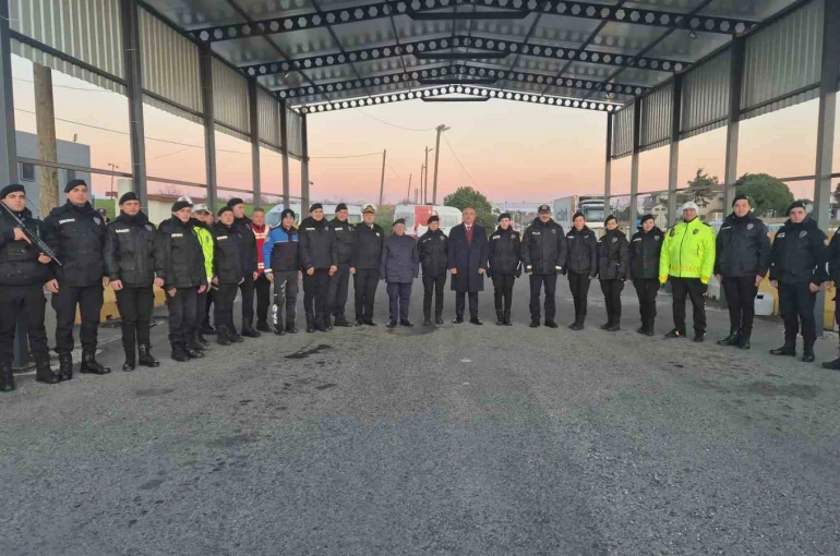 Tekirdağ Valisi’nden yılbaşı denetimi 