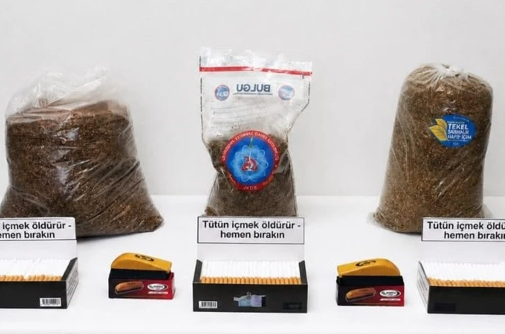 Tekirdağ’da 11 kilogram kaçak tütün ele geçirildi 