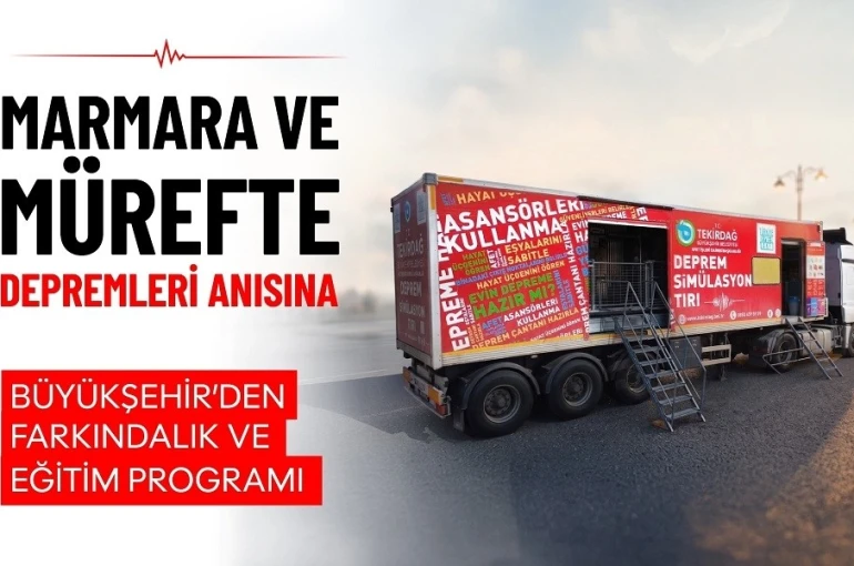 Tekirdağ’da deprem farkındalığı için 11 ilçede simülasyon eğitimi düzenlenecek