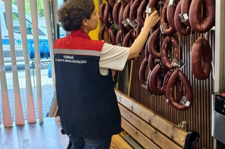 Tekirdağ’da et satış noktalarına sıkı denetim