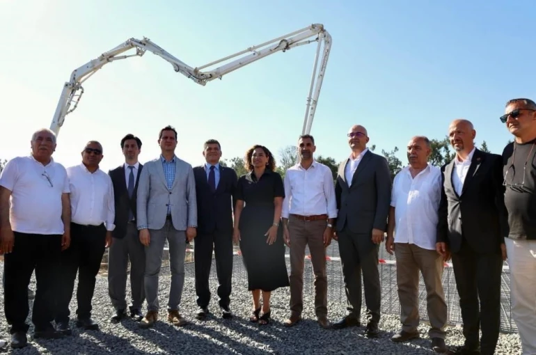 Tekirdağ’da mezarlık ve gasilhane ek hizmet binasının temeli atıldı