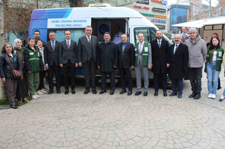 Tekirdağ’da mobil sigara bırakma aracı hizmete girdi 