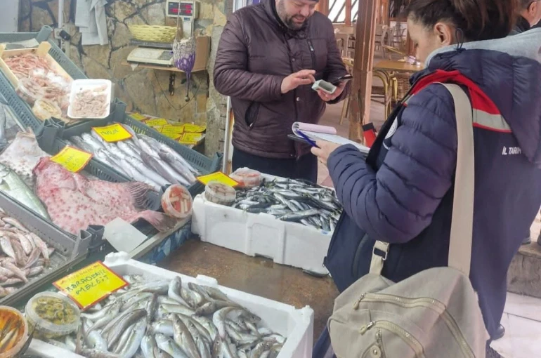Tekirdağ’da perakende balık satış yerlerine denetim 