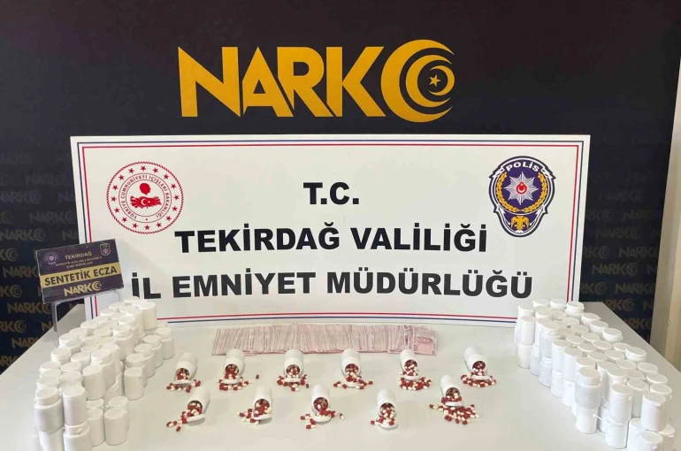 Tekirdağ’da uyuşturucu operasyonları: 8 tutuklama