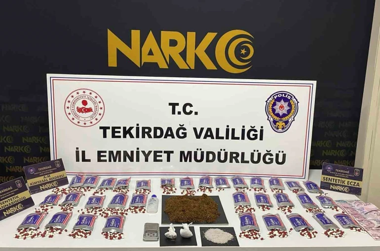 Tekirdağ’da uyuşturucuya geçit yok: 166 şüpheliye işlem, 10 tutuklama 