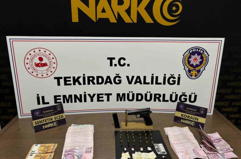 Tekirdağ’da zehir tacirlerine operasyon: 184 şüpheliye işlem yapıldı