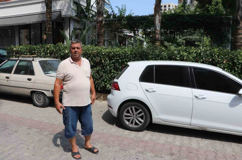 Telef olan kediyi besleyen vatandaşlardan pitbullun sahibine tepki