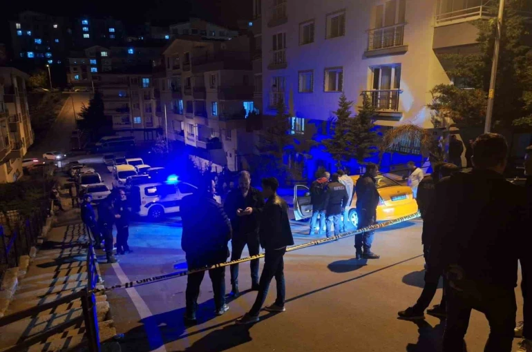 Ticari takside silahlı kavga: 1 yaralı 