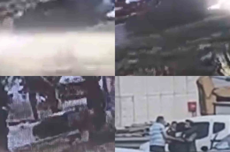 Tır otomobili metrelerce sürükledi: 2 yaralı 