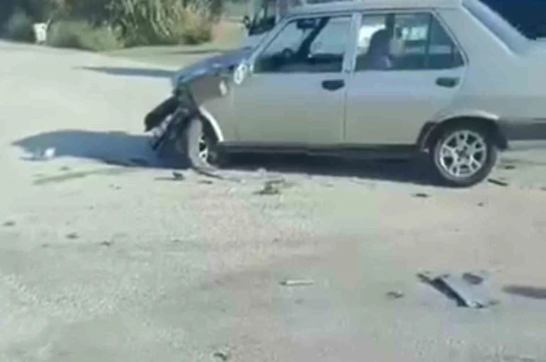 Tofaş’la çarpışarak tarlaya uçan motosikletin 18 yaşındaki sürücüsü öldü