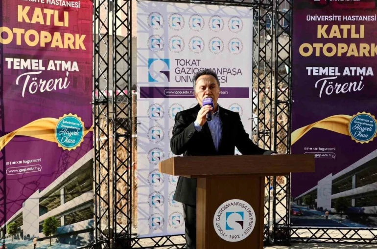 TOGÜ’de 4 katlı 500 araçlık otoparkın temeli atıldı 