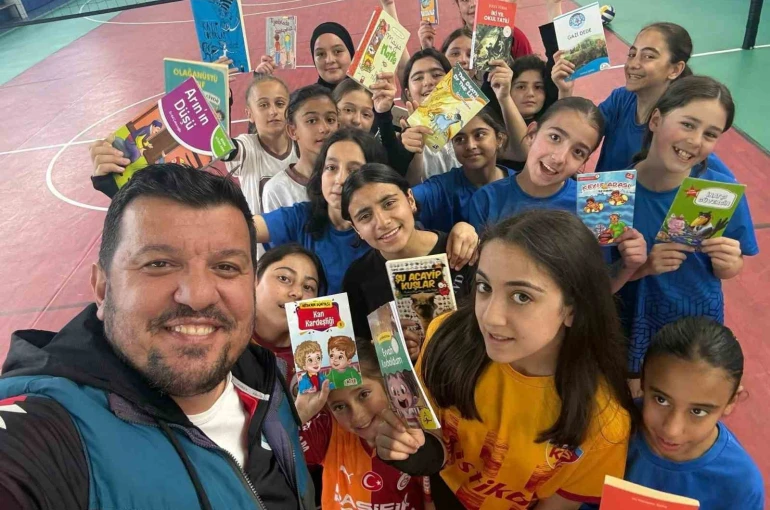 Tomarza’da spor ve kitap bir arada