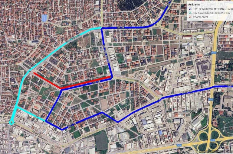 Toplu taşımada o güzergaha Çarşamba Pazarı ayarı