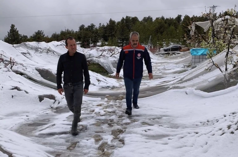 Toroslar’da yağışın ardından hasar tespit çalışmaları başladı 