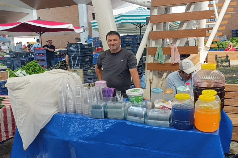 Torosların zirvesinden gelen karlarla serinliyorlar