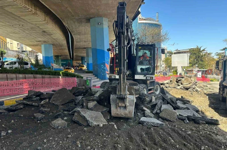 Trabzon’da Atatürk Alanındaki viyadüklerin altı dinlenme alanı olacak 
